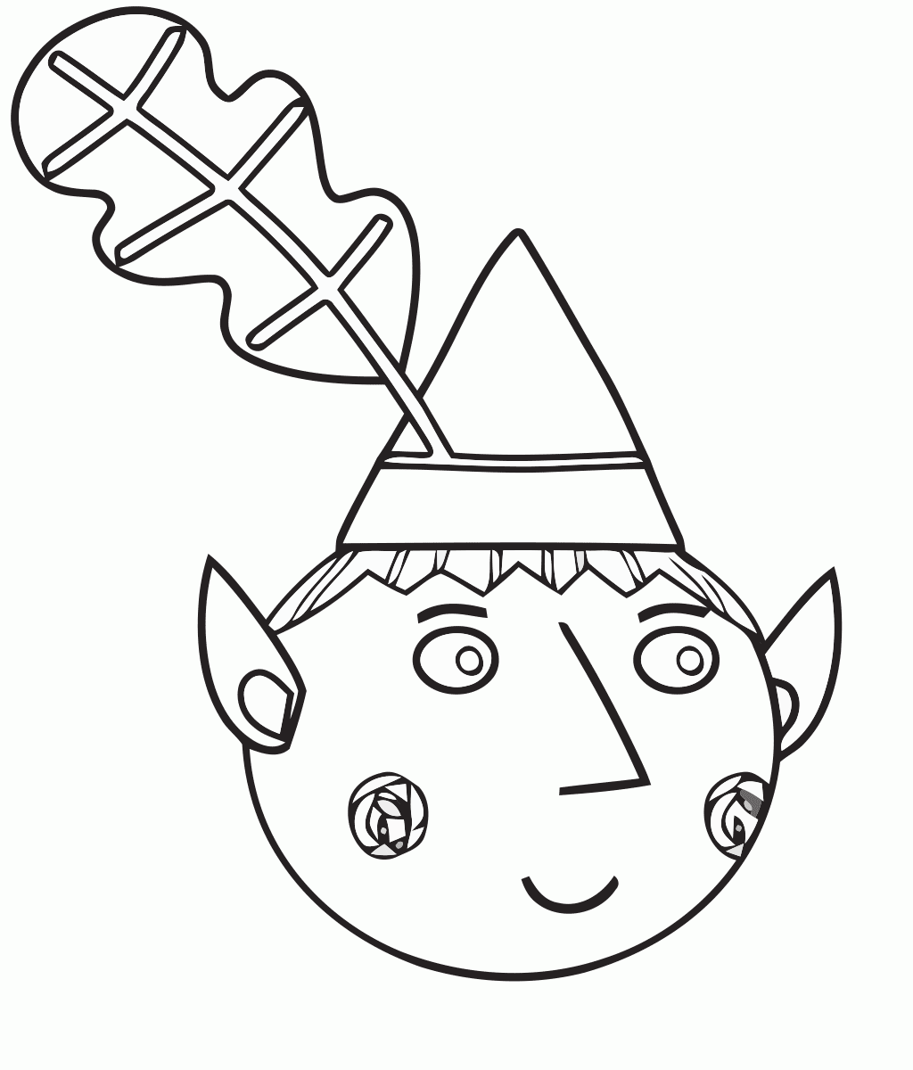 Desenhos de O Pequeno Reino de Ben e Holly para Colorir