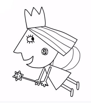 Desenho Pdf de Holly Voando para Colorir grátis