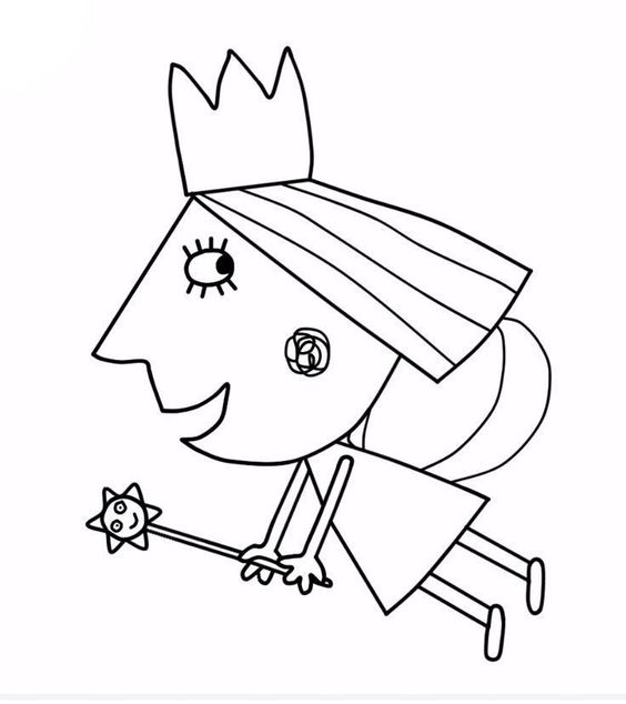 Desenho Pdf de Holly Voando para Colorir Grátis