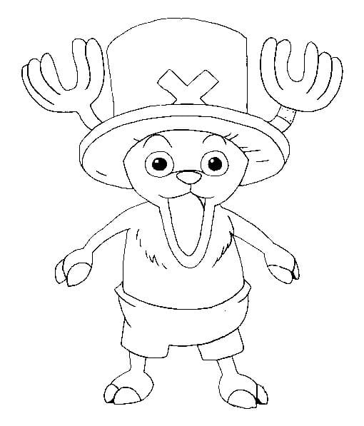 Desenho Chopper para Colorir
