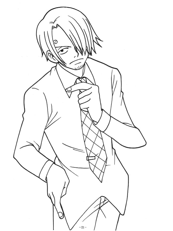 Desenho de Sanji