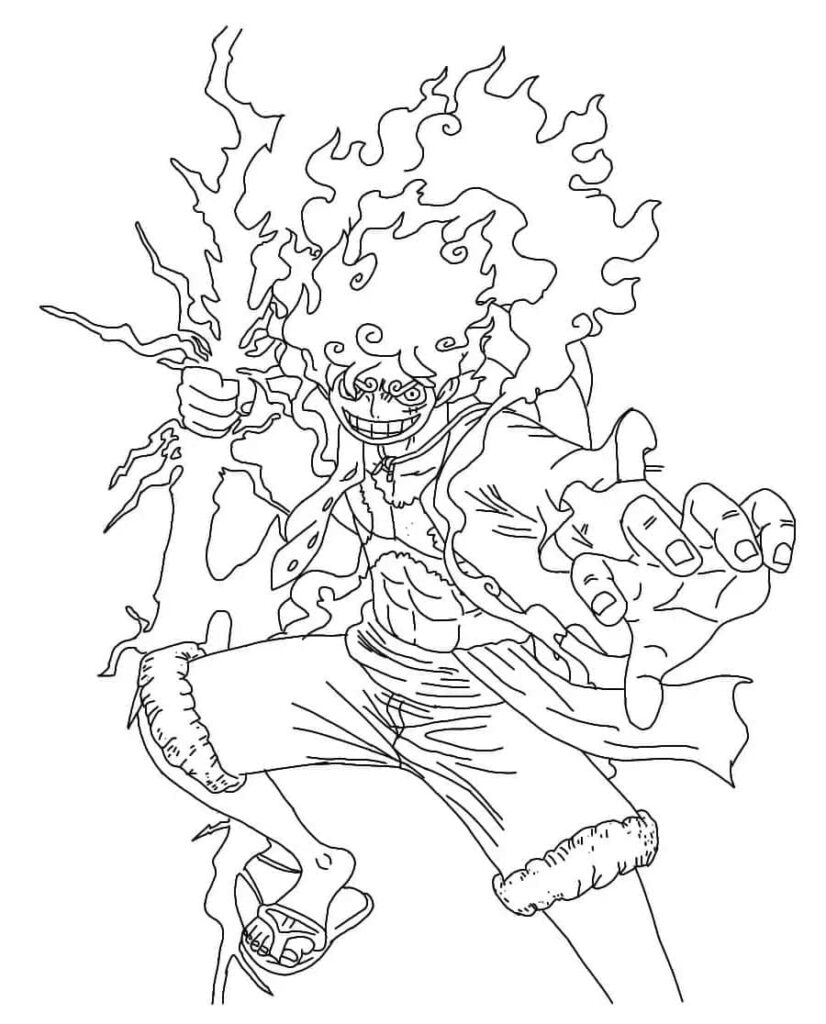 Desenho One Piece para Colorir