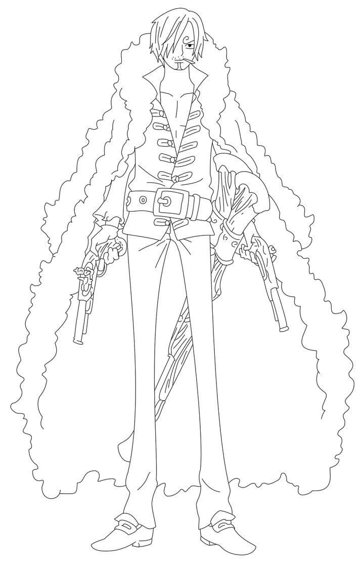 Desenho Sanji para Colorir