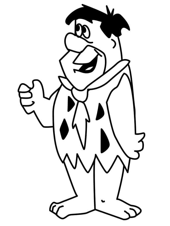 Desenhos de Flintstones para Colorir