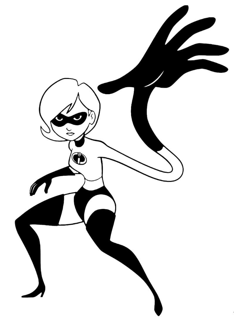 Desenho de os Incríveis Imprimivel Pdf para Colorir