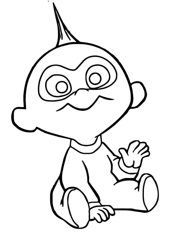 Desenho de os Incríveis para Colorir e Pintar Pdf