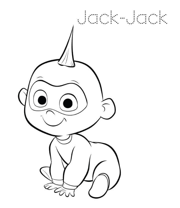 Desenho de os Incríveis para Colorir Fácil Pdf
