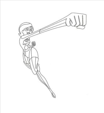 Desenho de Os incríveis Pdf para Imprimir grátis