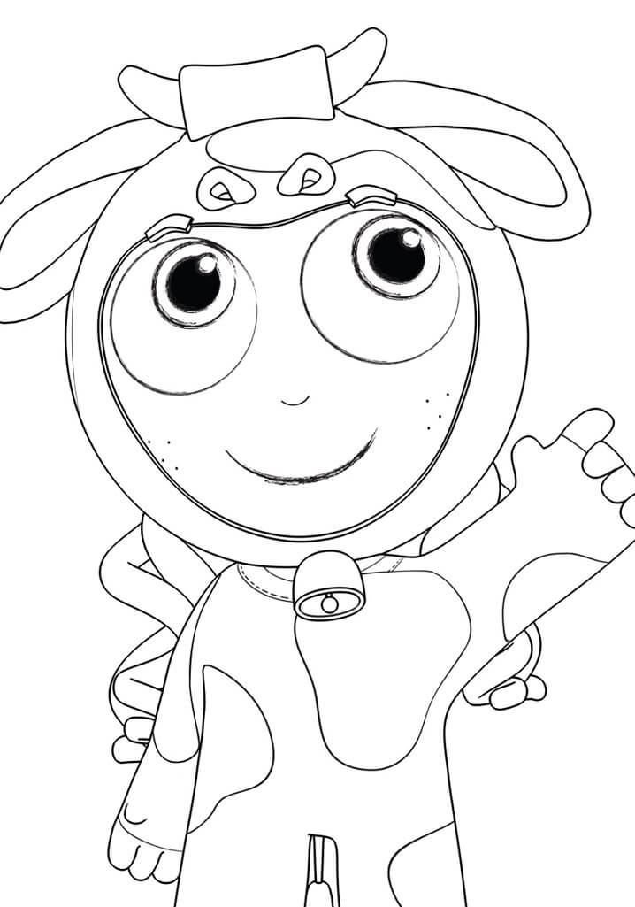 Desenho de Aninhá para Colorir