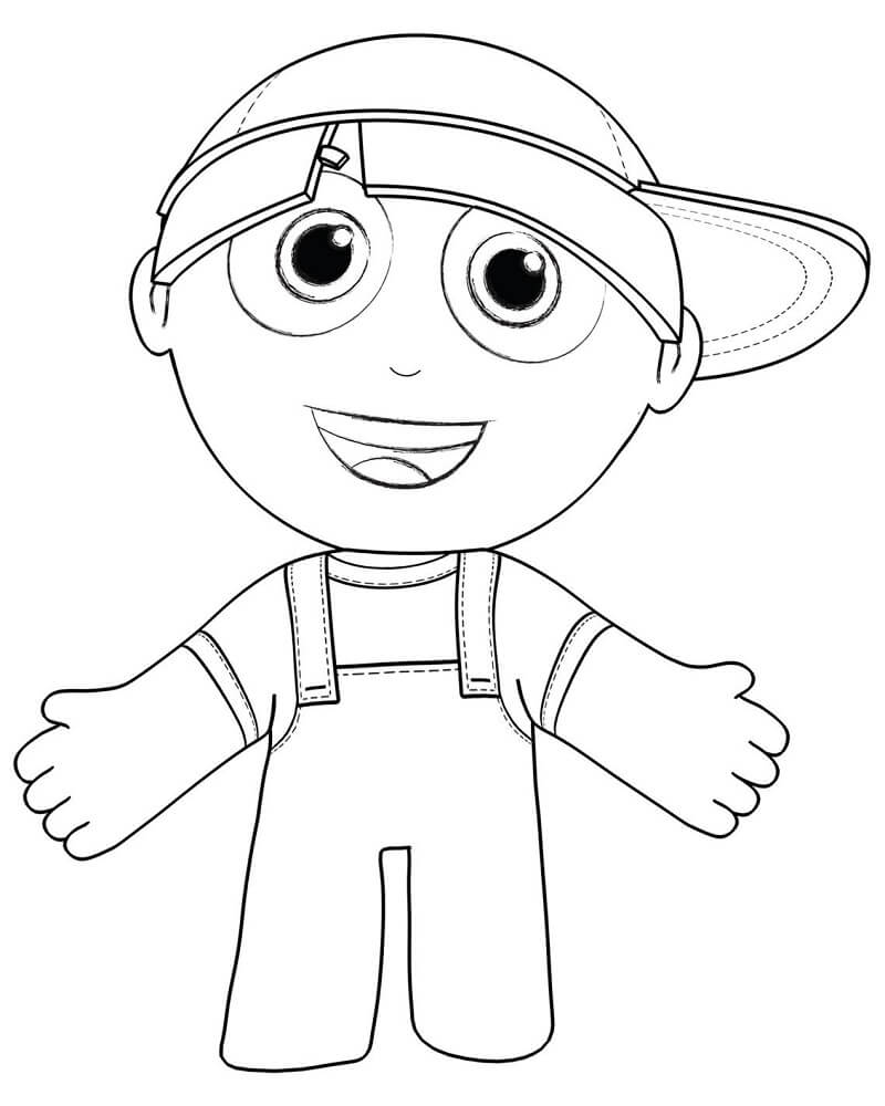 Desenho de Pepinho para Colorir