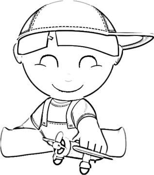Desenho de Pepinho Os Pequerruchos para Colorir