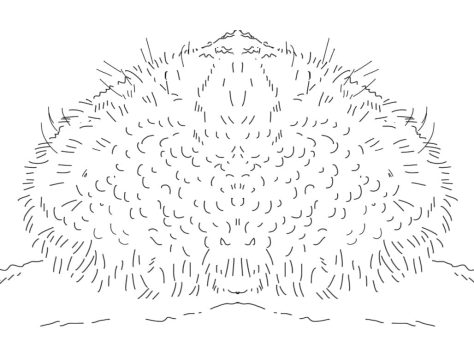 Desenho de ouriço do Mar grátis para crianças para Colorir