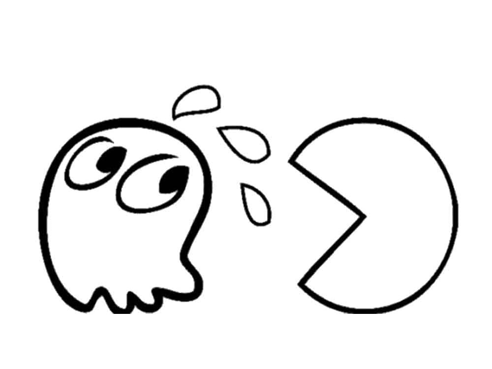 Desenho Pacman Pdf para Imprimir