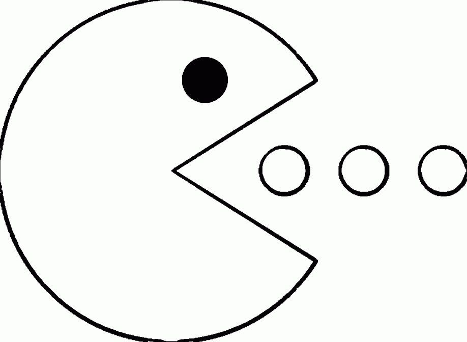 Desenhos de Pacman para Colorir