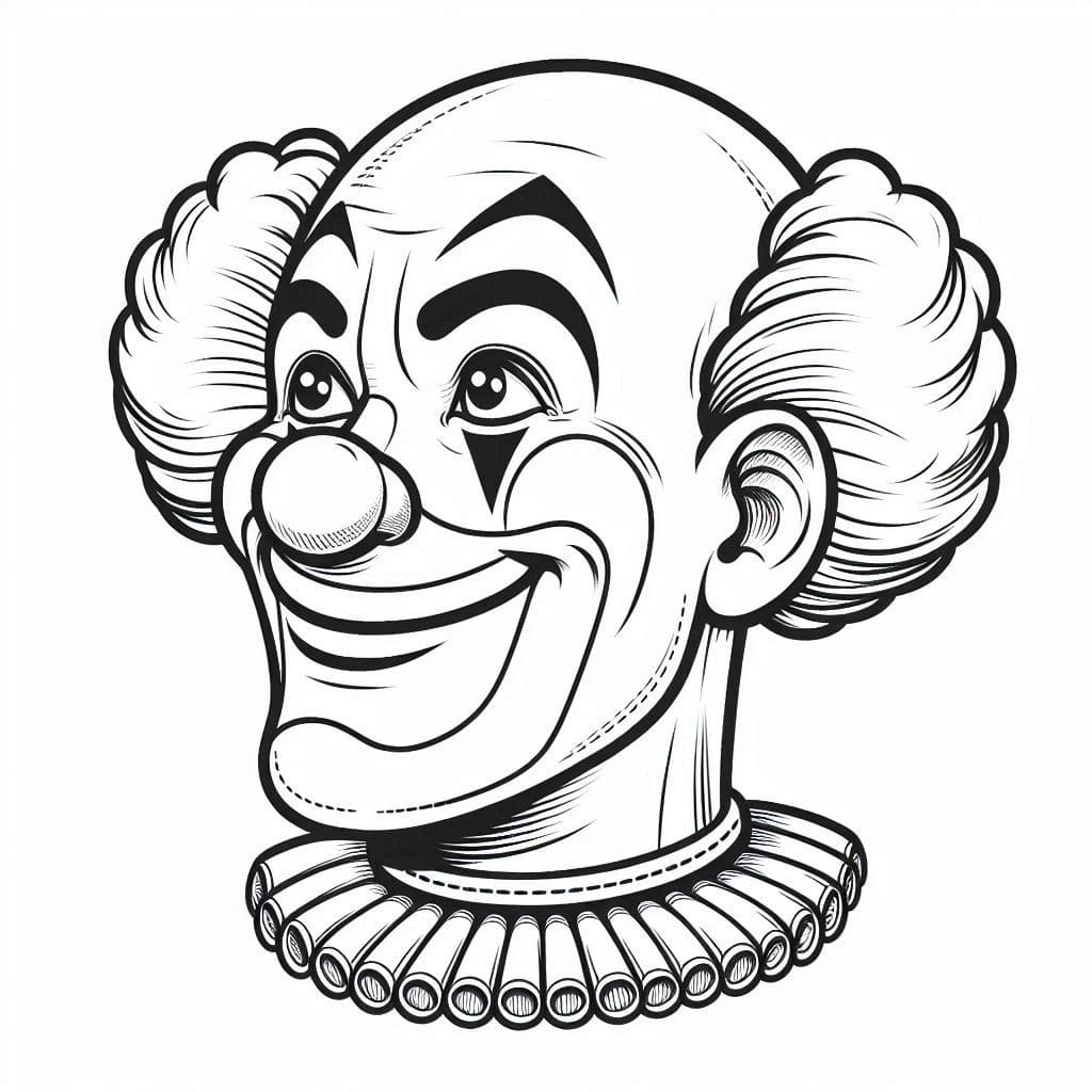 Desenho de o Palhaço para Colorir