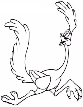 Desenho Papa léguas Kawaii para Colorir