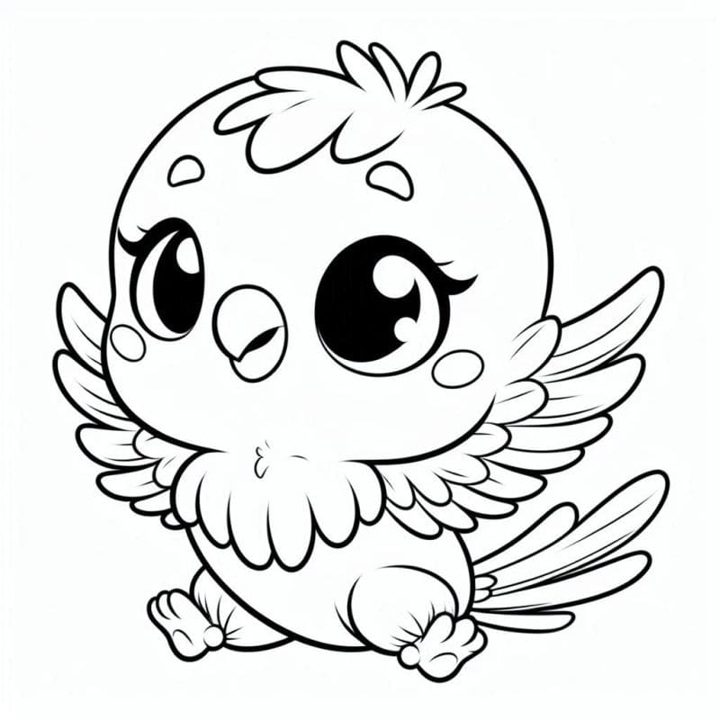 Desenhos de Passarinho para Colorir