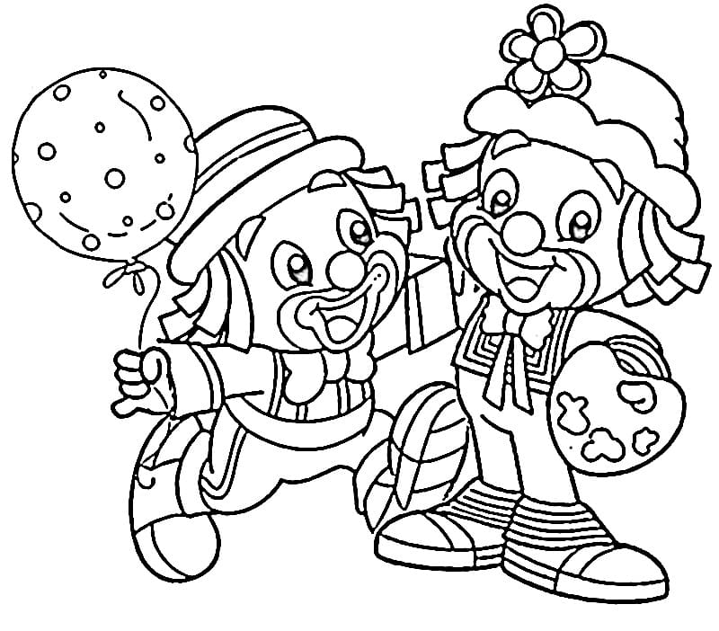 Desenho de Imprimivel Grátis Patati Patata para Crianças para Colorir