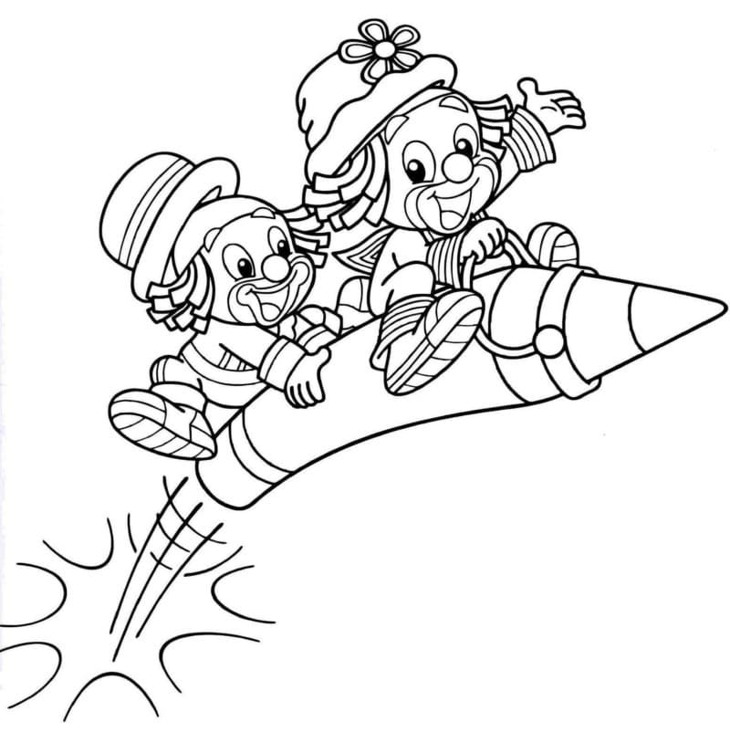 Desenho de Imprimivel Grátis Patati Patata para Colorir