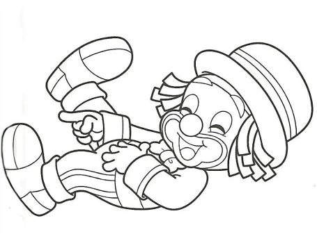 Desenho de Patati Patata Sorrindo em Pdf para Colorir