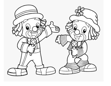 Desenho incrível de Patati Patata para Colorir com Giz de Cera