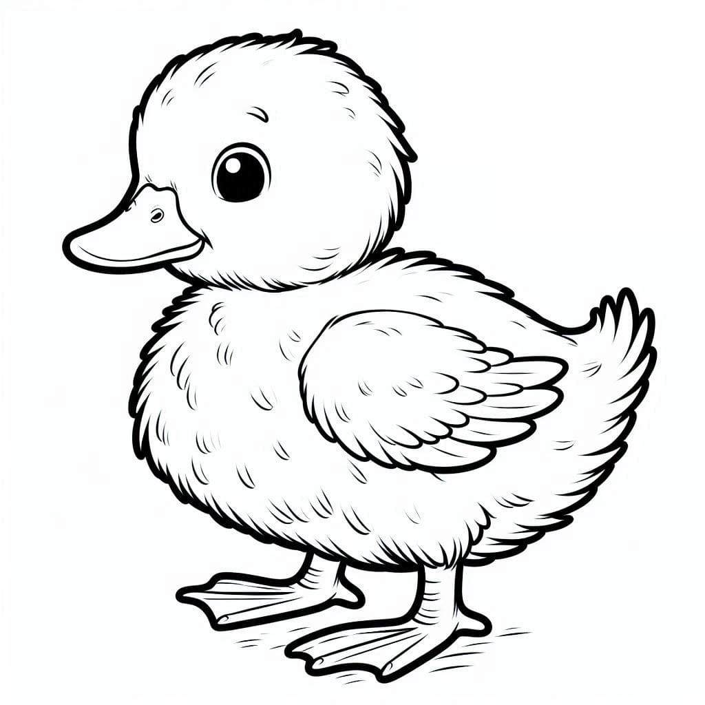 Desenhos de Patinho para Crianças para Colorir