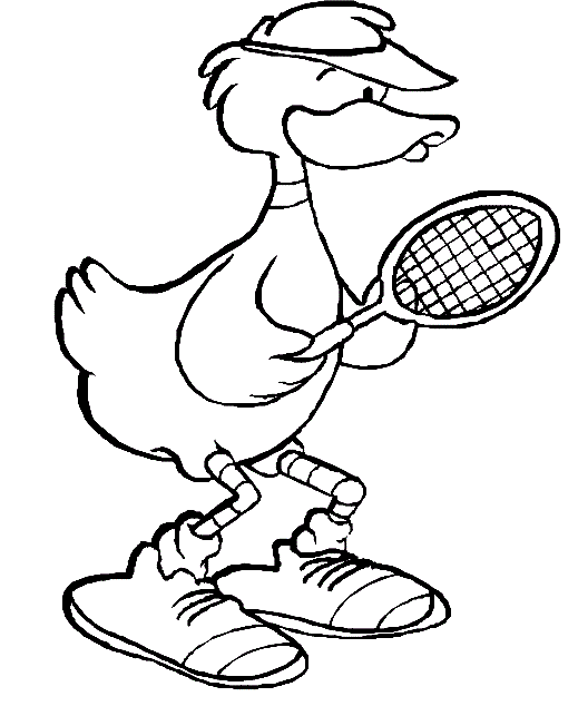 Desenhos de Pato para Colorir