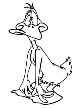 Desenho Imprimível do Patolino para Baixar e Colorir