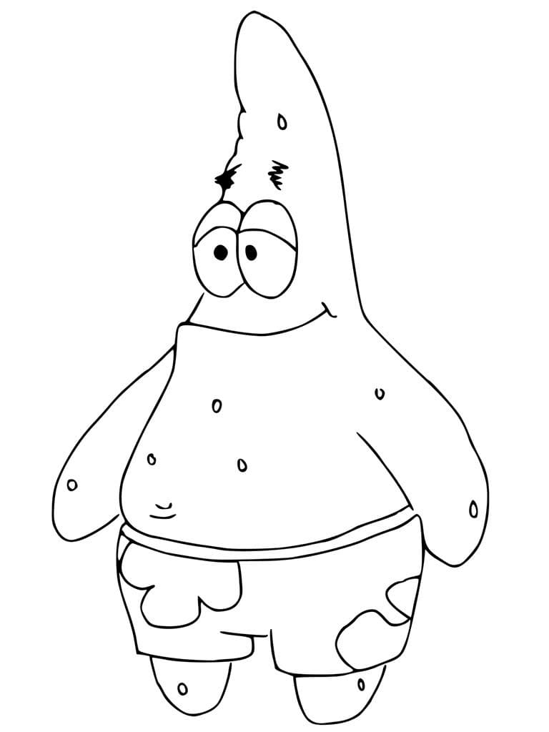 Desenho de Patrick Estrelá Pdf para Imprimir