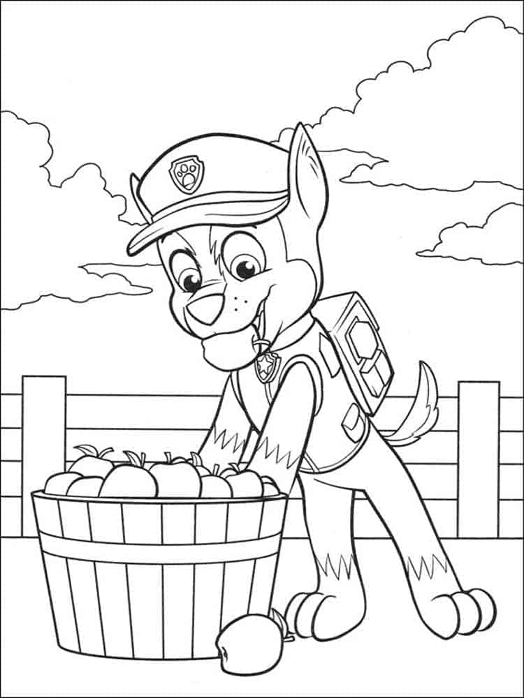 Desenho de Chase Hilario para Colorir