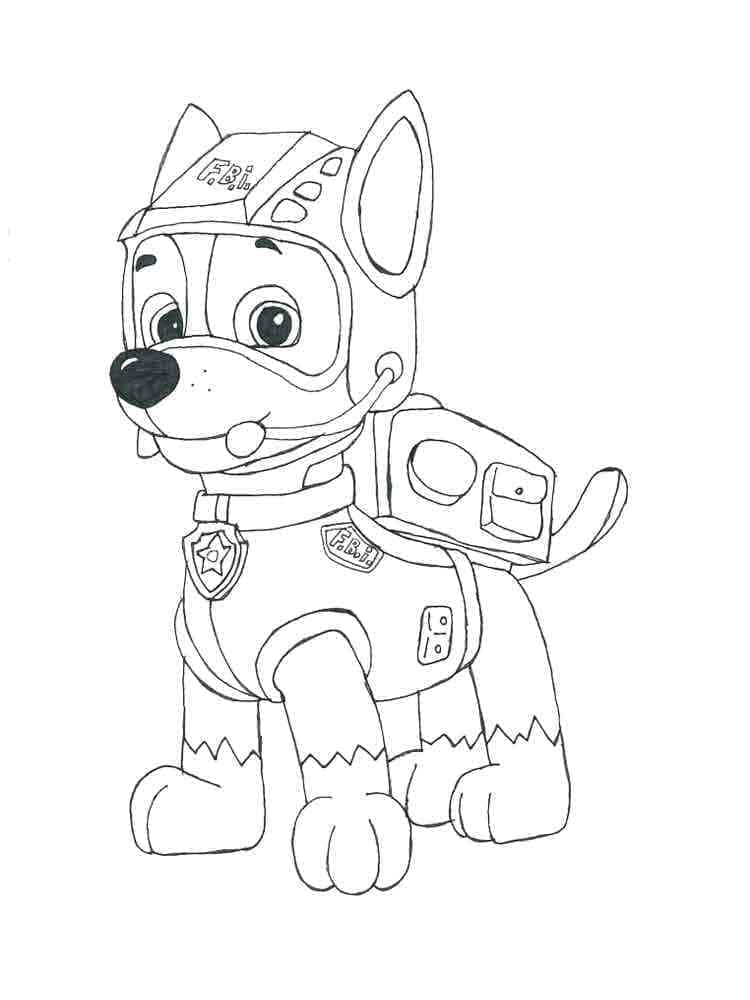 Desenho de Chase Incrível para Colorir