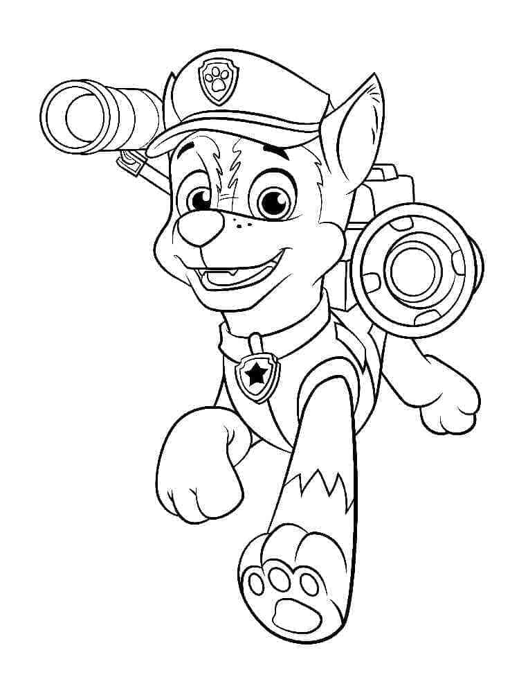 Desenho de Chase para Crianças para Colorir