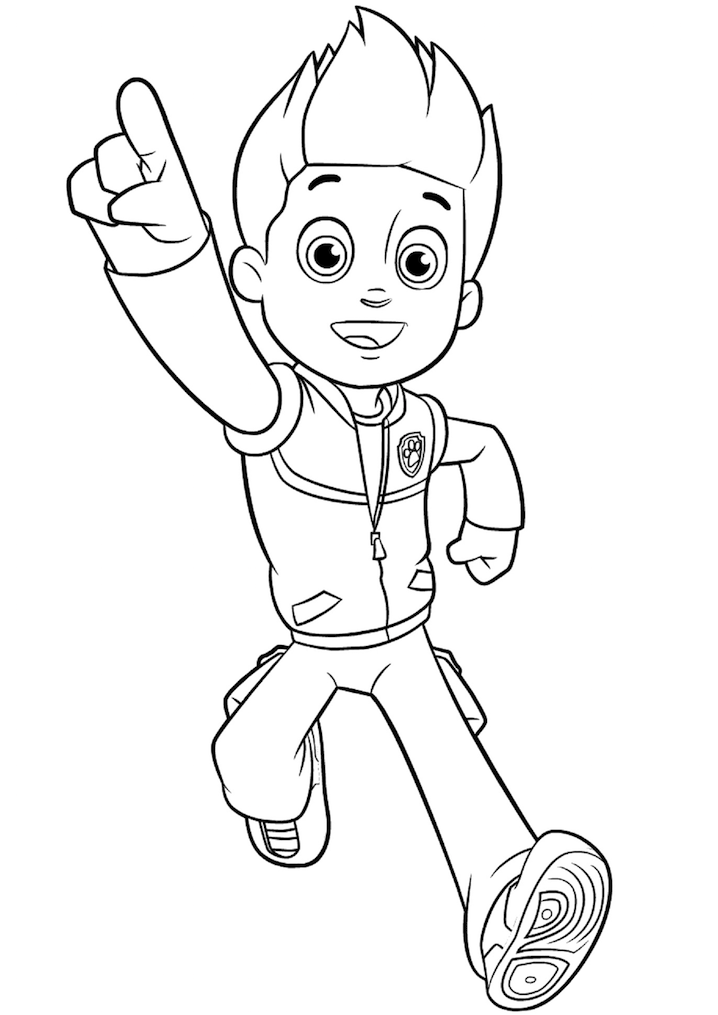 Desenhos de Patrulha Canina para Colorir