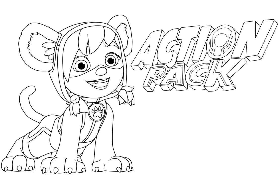 Desenho de Patrulheiros em Ação Wren para Colorir