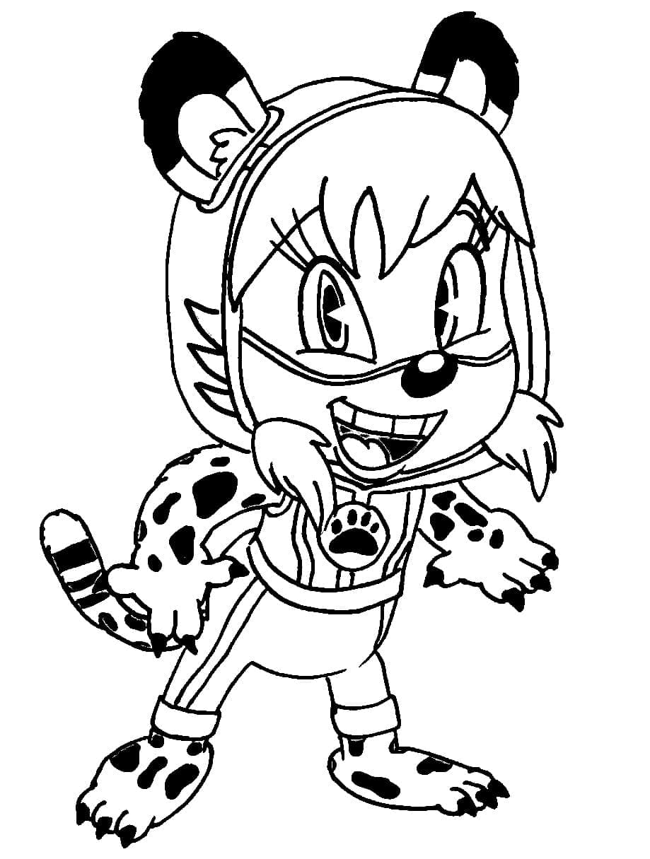 Desenho de Wren de Patrulheiros em Ação para Colorir