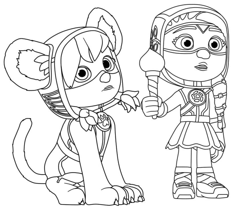 Desenhos de Patrulheiros em Ação para Colorir