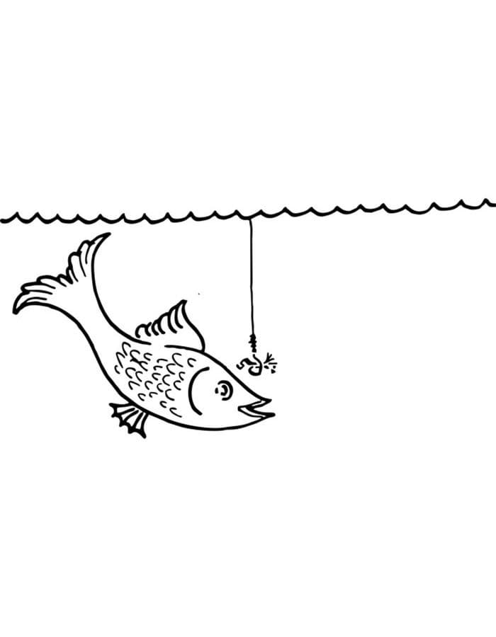Desenho de Imprimivel Peixe para Colorir