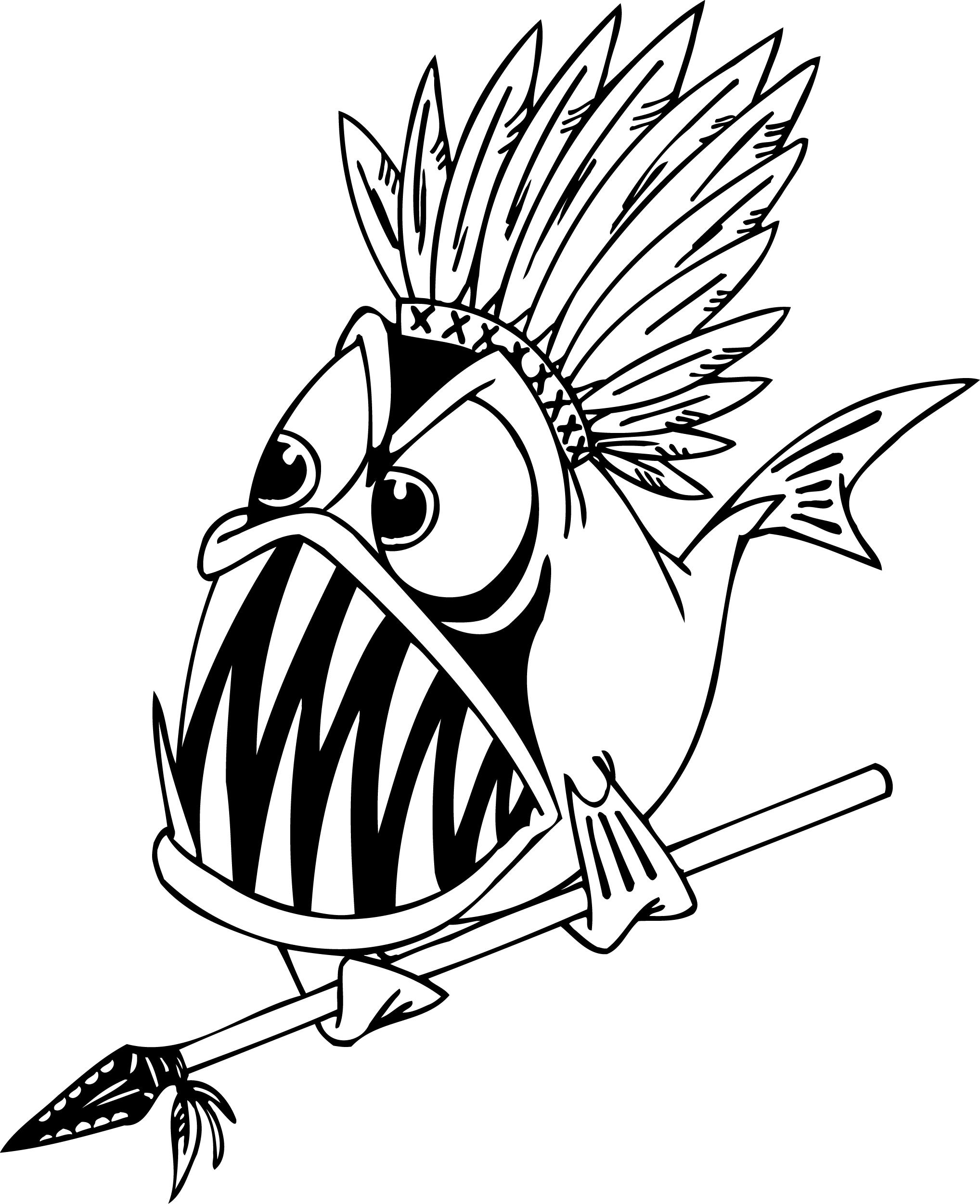Desenho de Peixe Dourado para Colorir