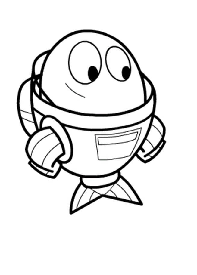 Desenho de Peixonauta para Colorir
