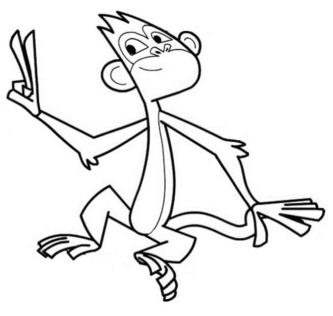 Desenho de Zico do Peixonauta para Colorir