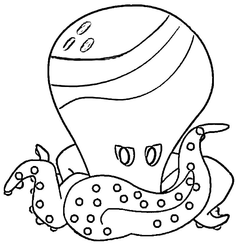 Desenho Ollie de Peixonauta para Colorir