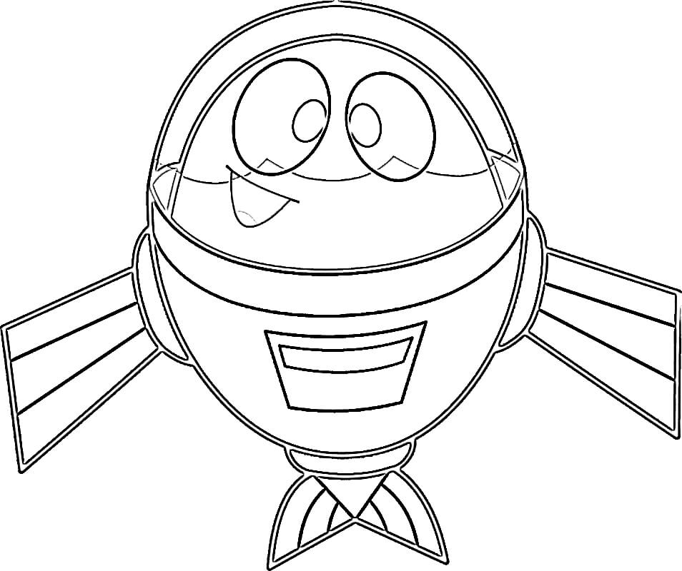 Desenho Peixonauta 6 para Colorir