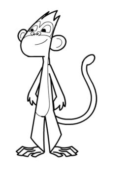 Desenho Zico de Peixonauta para Colorir
