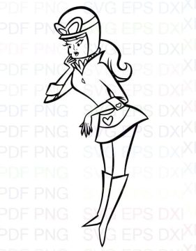 Desenho de Penélope Charmosa grátis para Colorir e Pintar