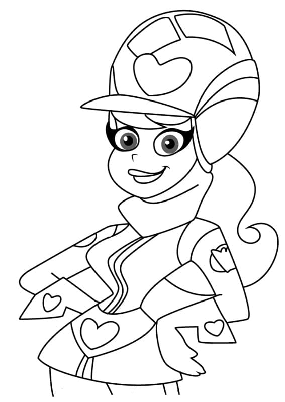 Desenho de Penélope Charmosa para Colorir Giz de Cera