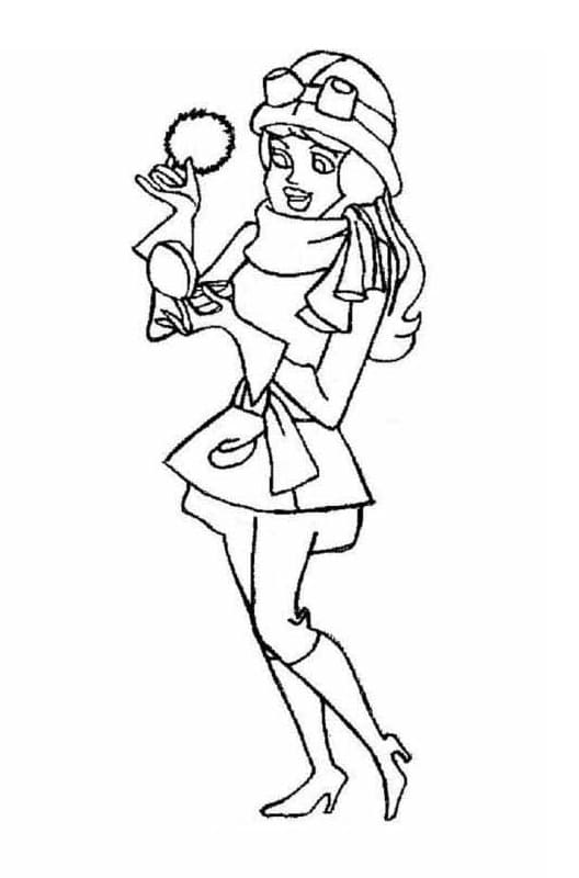 Desenho de Penélope Charmosa para Imprimir e Colorir