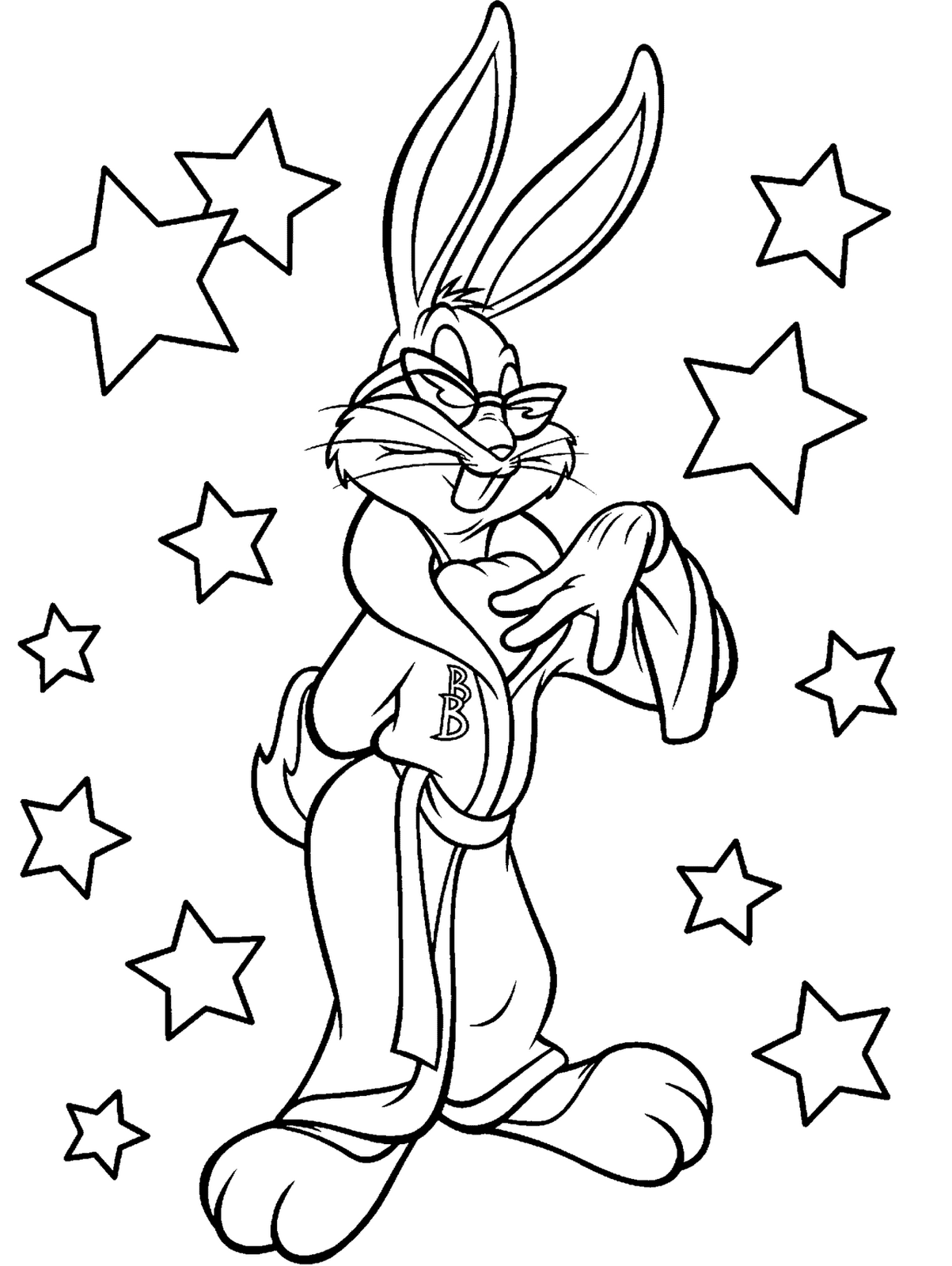 Desenhos de Pernalonga para Colorir