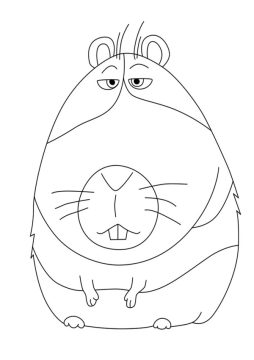 Desenho do Norman a Vida Secreta dos Nossos Bichos para Colorir
