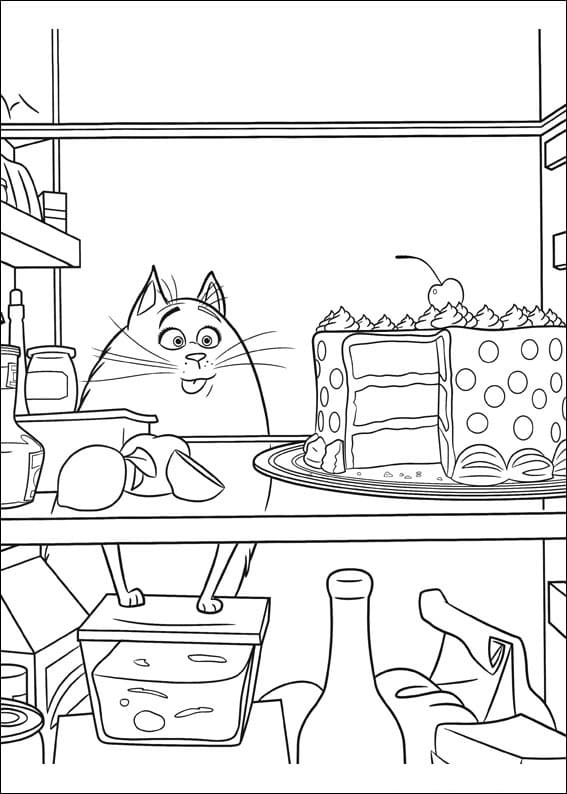 Desenho Chloe de Pets para Colorir