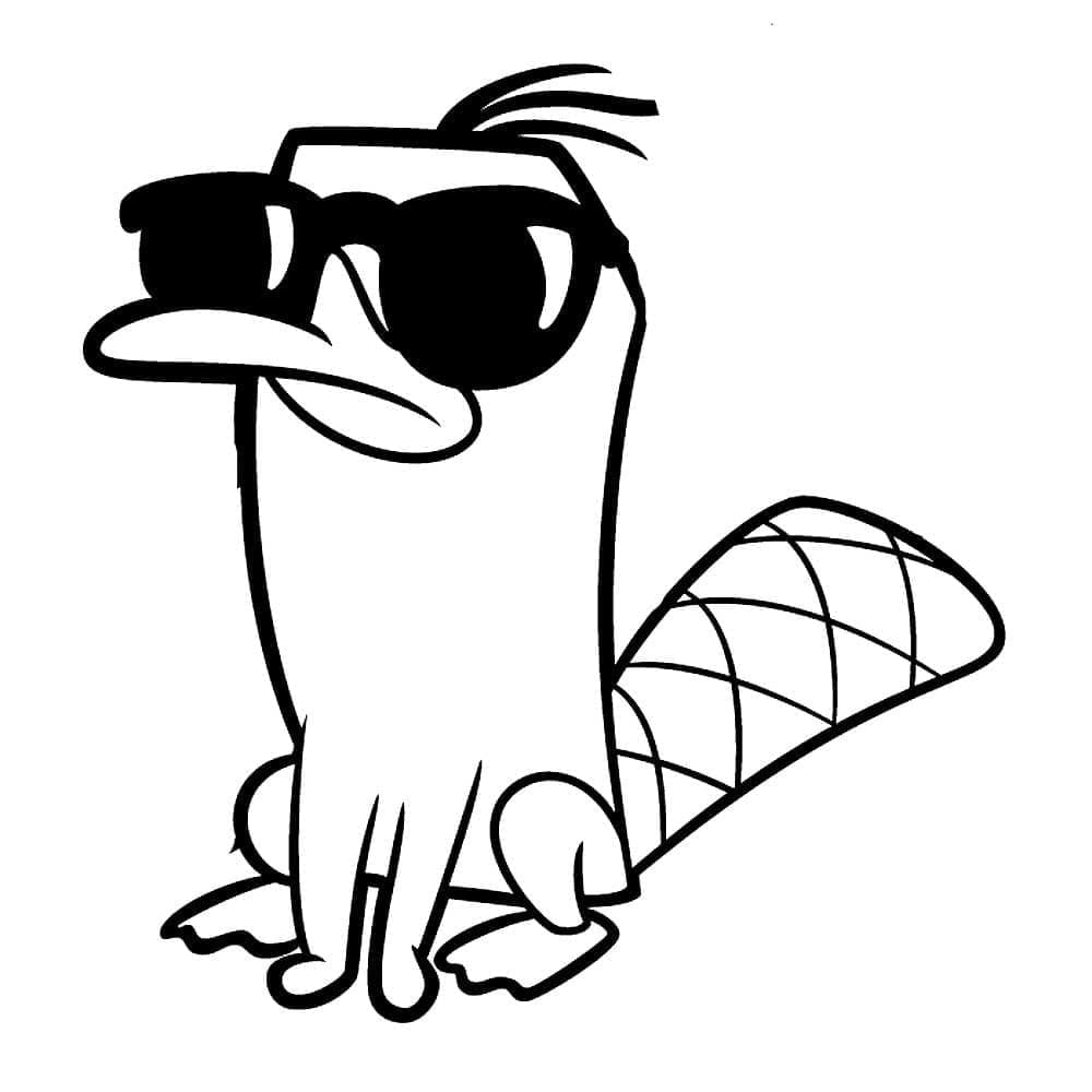 Desenho de Phineas e Ferb Imprimivel para Crianças para Colorir